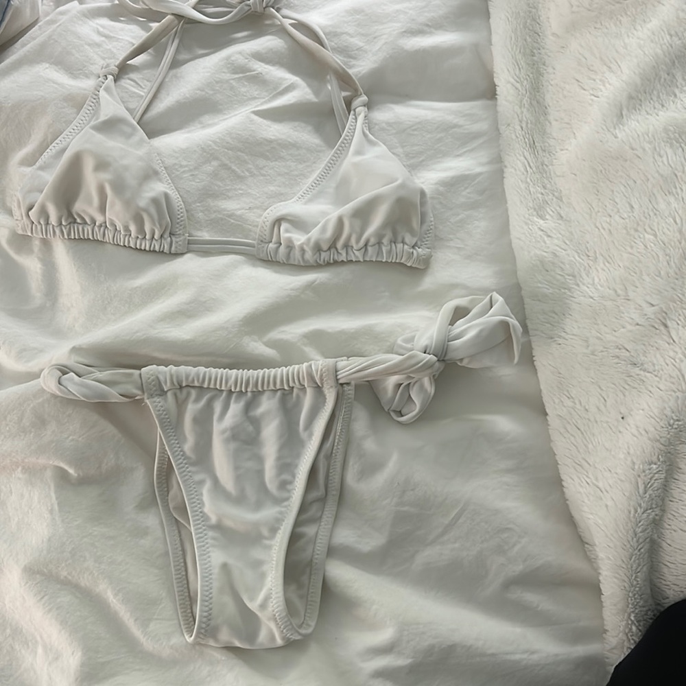 White bikini